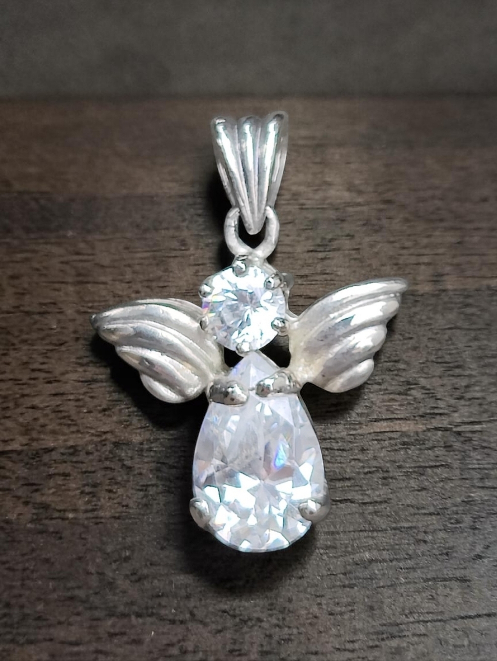 😇 Vintage Sterling Silver Angel Pendant